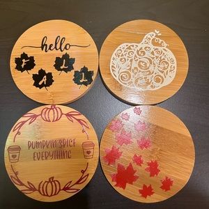 Fall Coasters 4pk